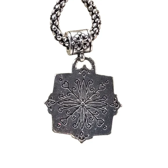 Brighton Necklace Silver Tone & Gold Tone Classic Ferrara Charm Chunky Chain - Picture 3 of 8